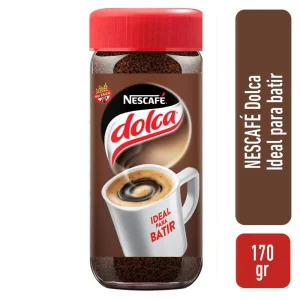 Café instantáneo Nescafé Dolca Sin TACC, 170 g / 5,99 oz (Envase de vidrio)