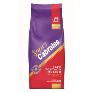 Cafe molido tostado Sin TACC Super Cabrales, 260 g / 9,17 oz