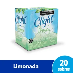 Jugo Clight sabor limonada Sin azucar, sin tacc 8 g / 0,28 oz (Caja de 20 sobres)