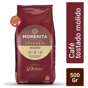 Cafe "La Morenita" Molido Tostado Colombia de 500 gramos