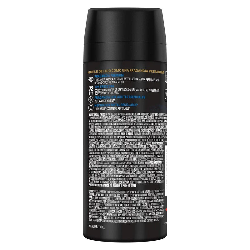 Desodorante Axe Blue Lavender Spray 150 Ml - Imagen 2