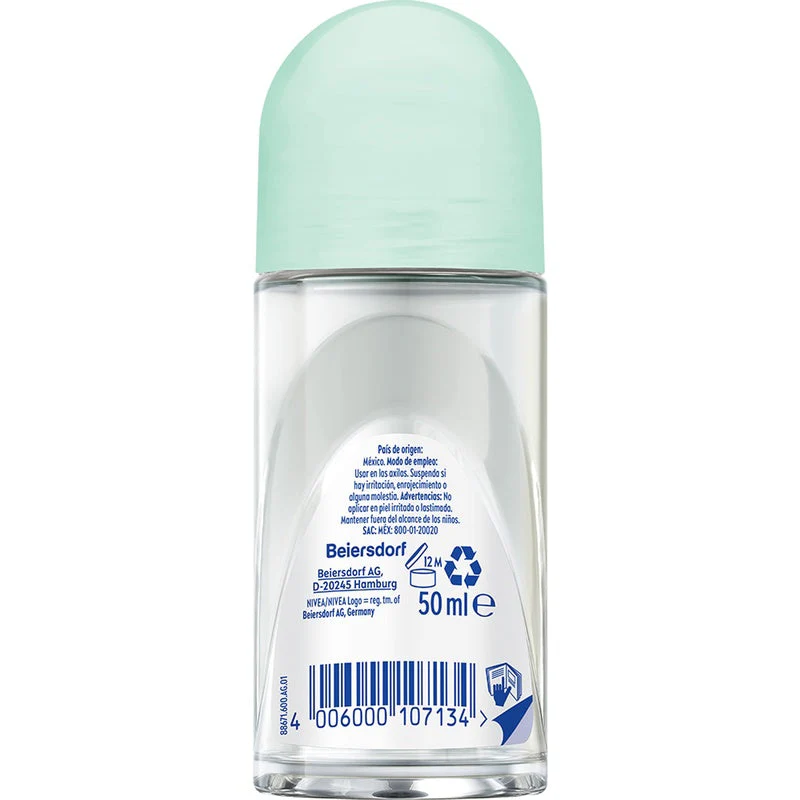 Desodorante Nivea Black White Invisible Fresh R-On 50 Ml