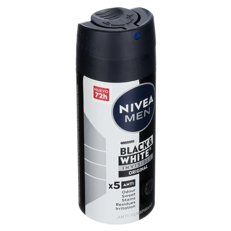 Desodorante Nivea Men Invisible Black & White Spray 100 Ml - Imagen 7