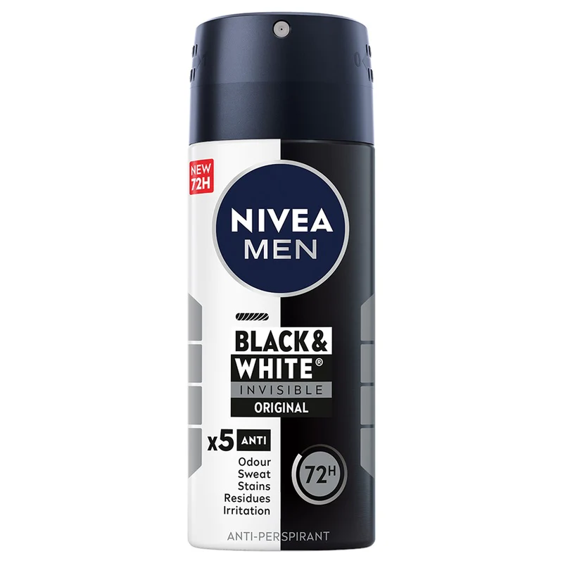 Desodorante Nivea Men Invisible Black & White Spray 100 Ml