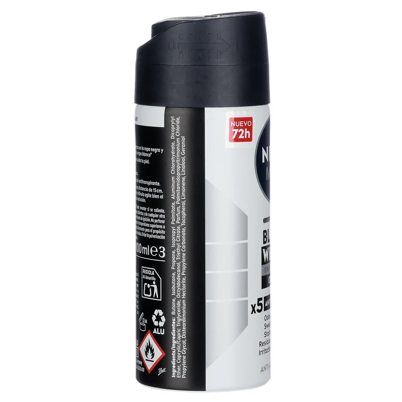 Desodorante Nivea Men Invisible Black & White Spray 100 Ml - Imagen 5