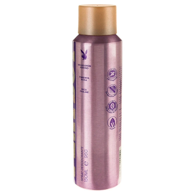 Desodorante Playboy Goddes Com Spray 150 Ml - Imagen 3