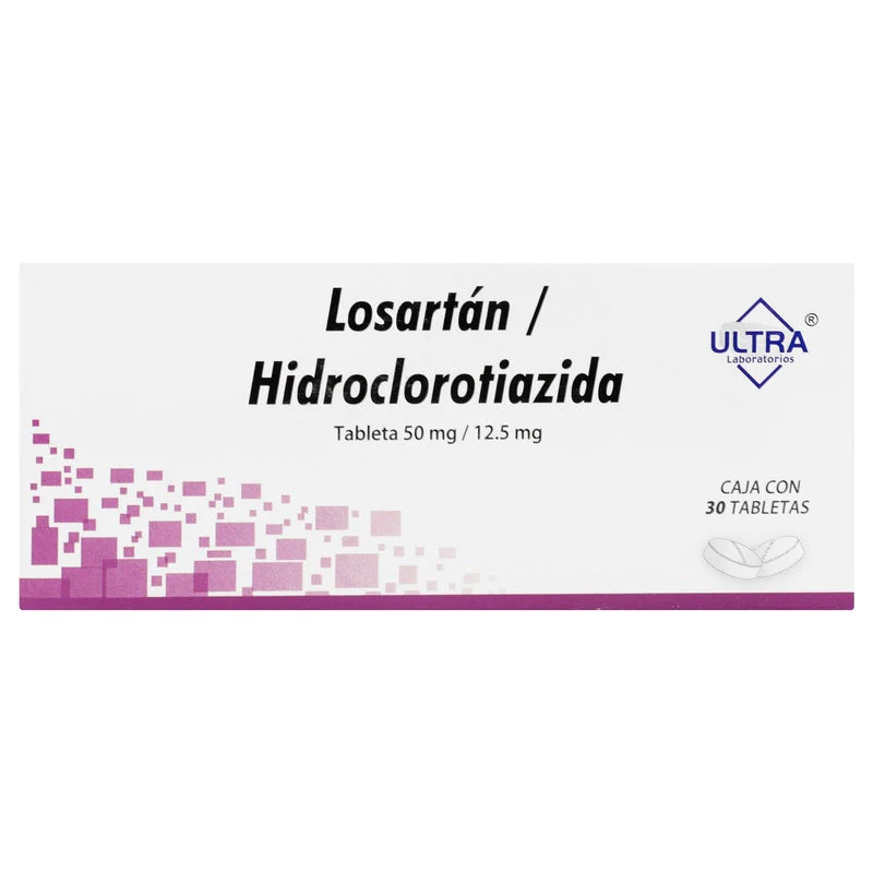 Losartan/Hidroclorotiazida 50/12.5 Mg Con 30 Tabletas - Imagen 3