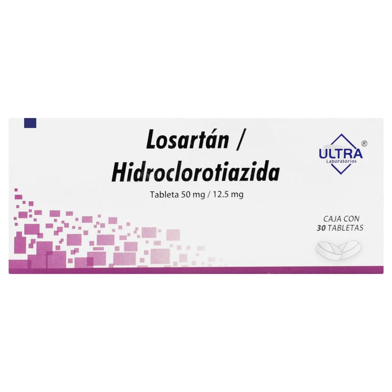 Losartan/Hidroclorotiazida 50/12.5 Mg Con 30 Tabletas - Imagen 4