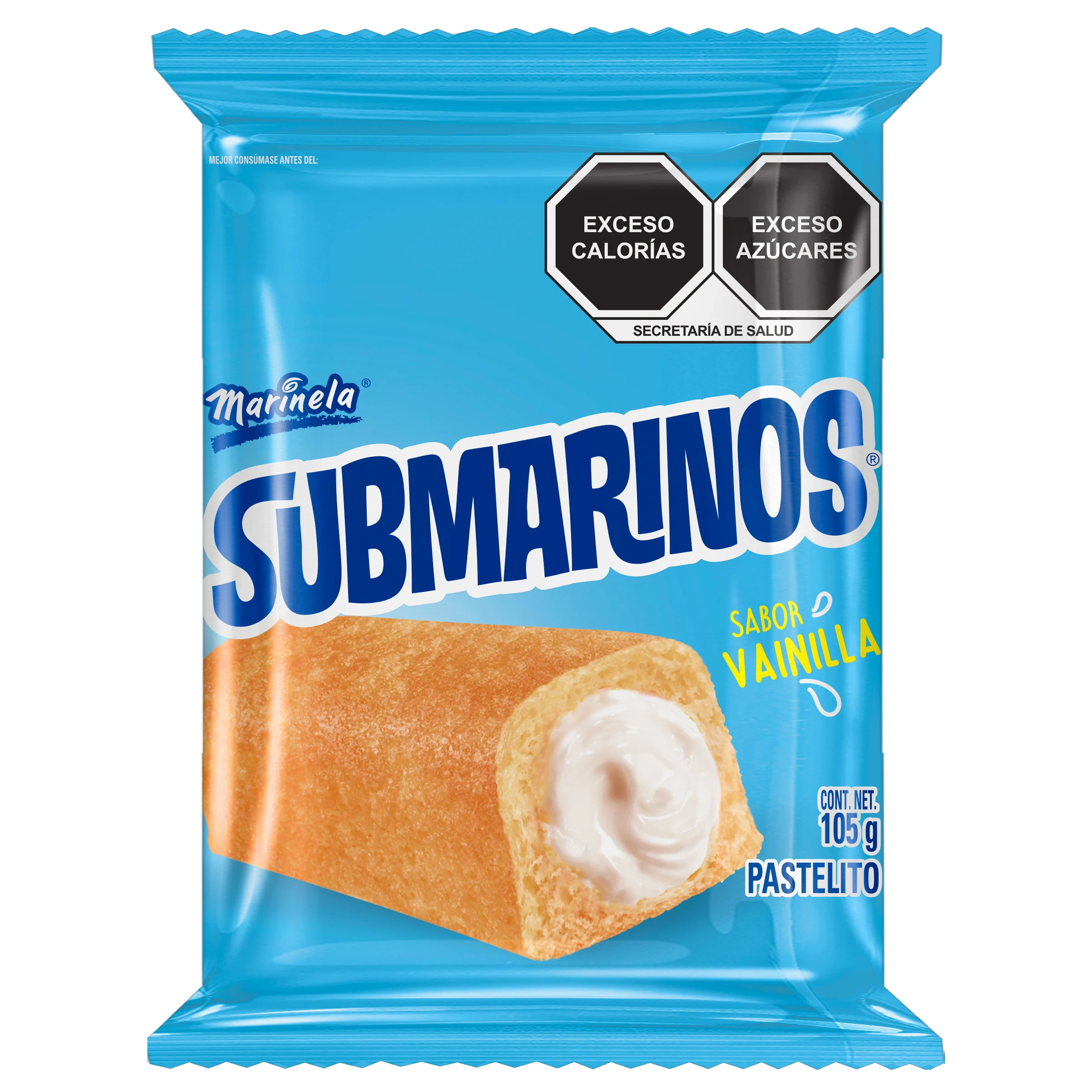 Submarinos Vainilla 105 G