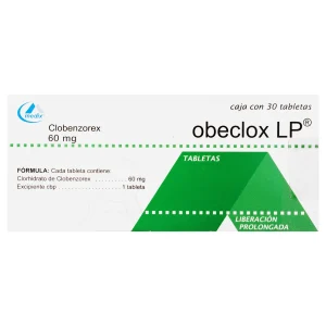 Obeclox Lp 60 Mg Con 30 Tabletas