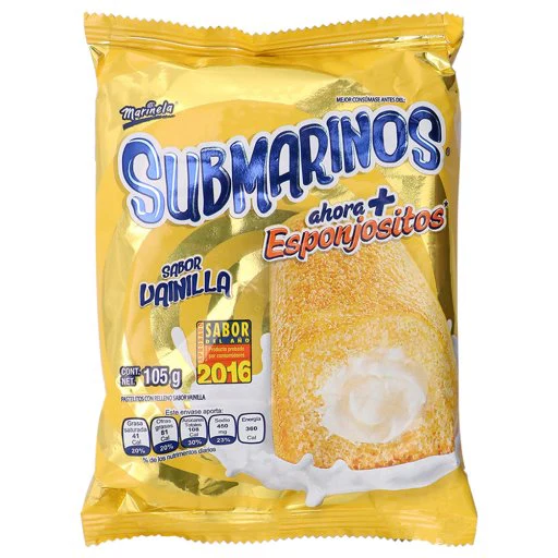 Submarinos Vainilla 105 G - Imagen 3